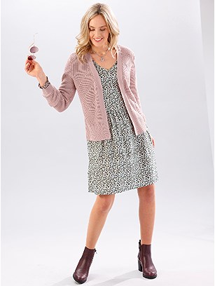 Patterned Open Cardigan product image (559138.POWD.1.1_WithBackground)