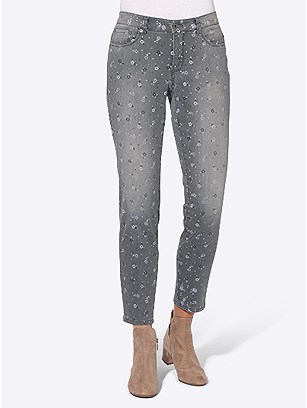 Floral Print Jeans product image (559183.GYDP.2.1_WithBackground)