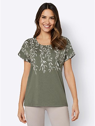 Printed Drop Shoulder Top product image (559187.KHRP.1.1_WithBackground)