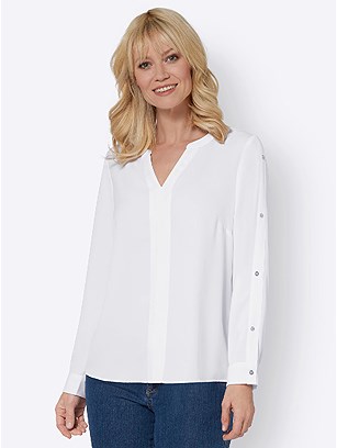 Button Detail Blouse product image (559460.WH.1.1_WithBackground)