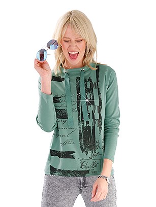 Embellished Print Sweatshirt product image (559549.GR.1.1_WithBackground)