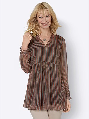 Ruffled Hem Print Tunic product image (559837.TCPR.1.1_WithBackground)