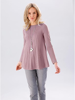 Flowy Pleat Look Sweater product image (561378.MV.1.1_WithBackground)