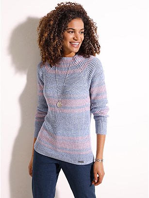 Multicolor Mottled Sweater product image (562203.BLRS.1.10_WithBackground)