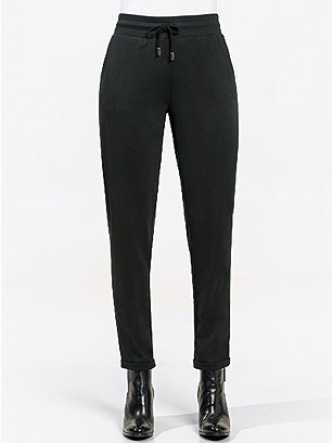 Drawstring Waist Pants product image (562305.BK.1.1_WithBackground)