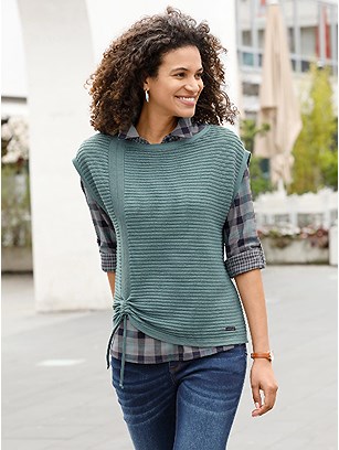 Ribbed Sleeveless Sweater product image (562405.JD.1.1_WithBackground)