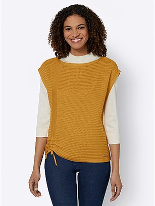 Ribbed Sleeveless Sweater product image (562405.OCKE.1.1_WithBackground)