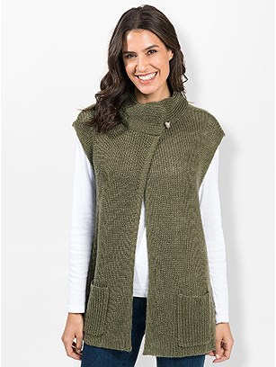 Knitted High Neck Vest product image (562651.KH.1.1_WithBackground)