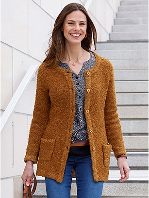 Fuzzy Button Up Cardigan product image (562718.CGMO.11)