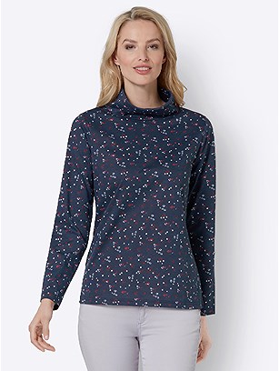 Floral Turtleneck Shirt product image (563256.NVPR.2.1_WithBackground)