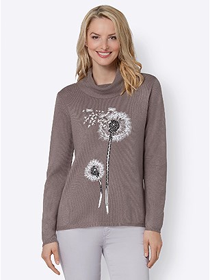 Dandelion Print Sweater product image (563259.TPPR.2.1_WithBackground)