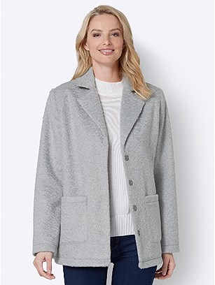 Textured Button Up Jacket product image (563902.GYMO.1.7_WithBackground)