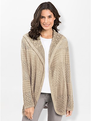 Open Knit Cardigan product image (564167.IVO.1.12_WithBackground)