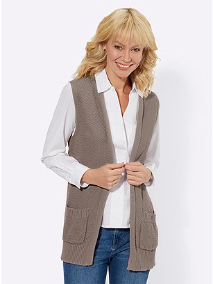 Long Knitted Vest product image (565450.TP.1.23_WithBackground)