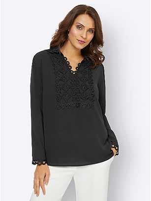 Lace Collar Blouse product image (566224.BK.1.13_WithBackground)