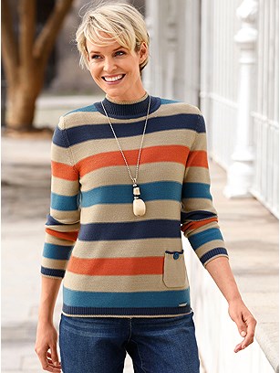 Striped Turtleneck Sweater product image (566363.TTST.1SS)