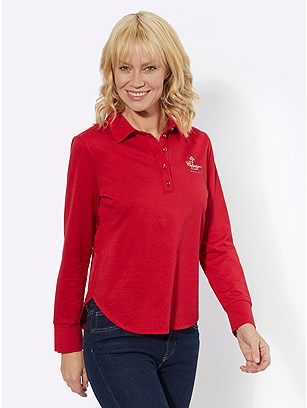 Logo Polo Shirt product image (566940.RD.1.29_WithBackground)