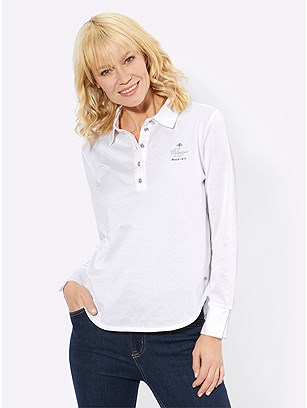 Logo Polo Shirt product image (566940.WH.1.26_WithBackground)
