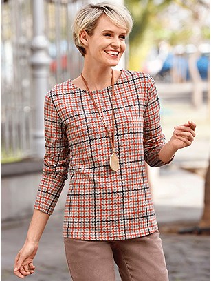 Plaid Long Sleeve Top product image (567082.1s)