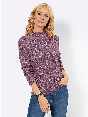 Mottled Knit Sweater product image (567084.VIMO.1.39_WithBackground)