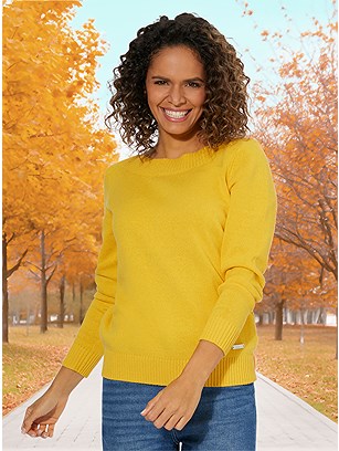 Ribbed Boat Neck Sweater product image (567099.OCKE.1SS)