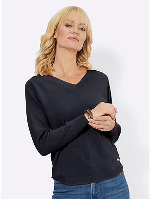 Classic V-Neck Sweater product image (567130.NV.1.29_WithBackground)