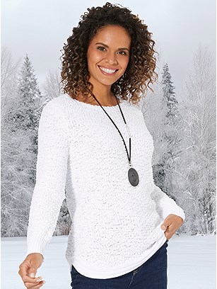 Popcorn Knit Sweater product image (567186.EC.1S)