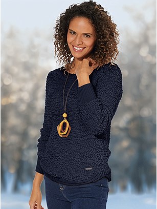 Popcorn Knit Sweater product image (567186.NV.1SS)