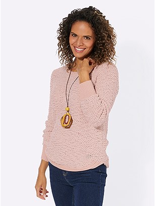 Popcorn Knit Sweater product image (567186.POWD.1.18_WithBackground)