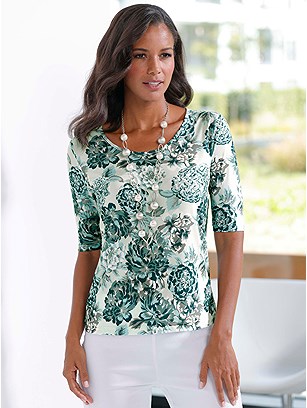 Allover Floral Print Top product image (569784.ECJP.1SS)
