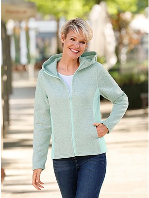Knitted fleece jacket product image (570059.MTMO.1.11_WithBackground)