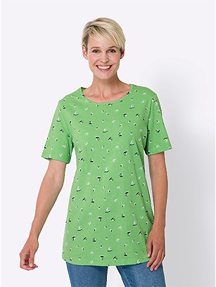 Nautical Print Tunic product image (570422.AGPR.1.1_WithBackground)