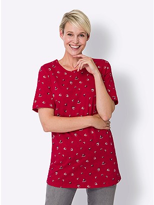 Nautical Print Tunic product image (570422.RDPR.2.1_WithBackground)