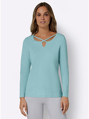 Long Sleeve Cut Out Top product image (570438.MT.2.1_WithBackground)