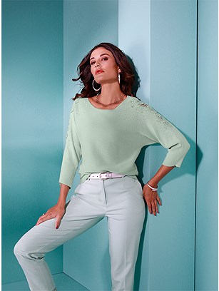 Detailed Batwing Sleeve Sweater product image (570655.MT.1.1_WithBackground)