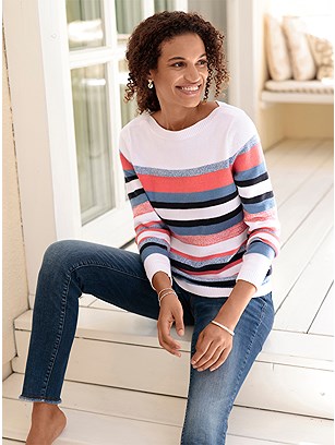 Stripe Mix Sweater product image (571272.BLST.1.11_WithBackground)