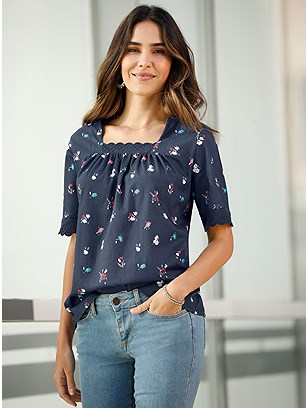 Floral Square Neck Top product image (571377.DBPR.1.1_WithBackground)