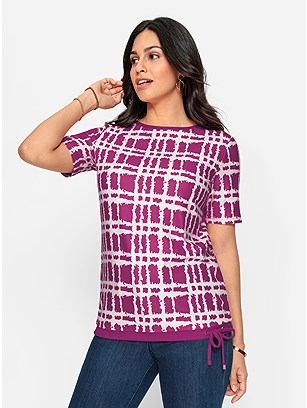 Checkered Print Top product image (571479.PKPR.1.1_WithBackground)