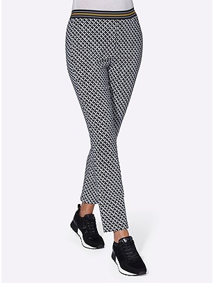 Geometric Print Pants product image (571752.BKEP.2.4_WithBackground)