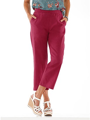 Slip On Linen Culottes product image (571764.RB.1.31_WithBackground)
