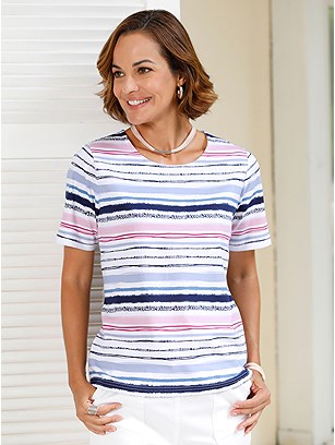 Stripe Print Shirt product image (574024.LBLR.1S)