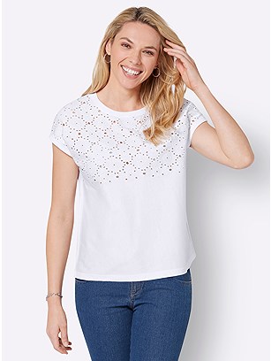 Eyelet Embroidered Shirt product image (574143.EC.1.19_WithBackground)