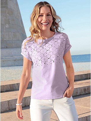 Eyelet Embroidered Top product image (574143.LI.1S)