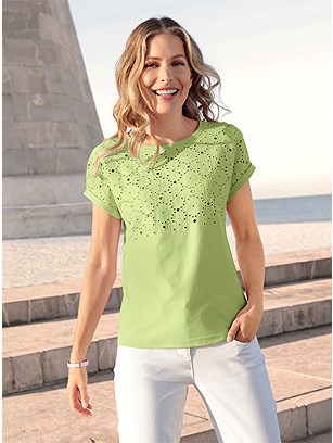 Eyelet Embroidered Shirt product image (574143.PS.1.15_WithBackground)