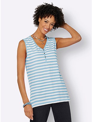 Striped Tank Top product image (574252.AQWH.1.2_WithBackground)