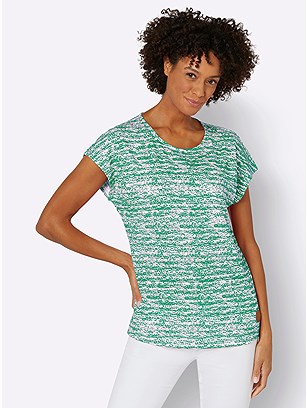 Striped Drop Shoulder Top product image (574267.GRST.1.1_WithBackground)