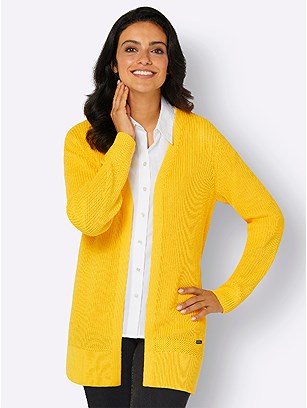 Waffle Knit Cardigan product image (574268.BRTY.2.3_WithBackground)