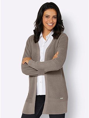 Waffle Knit Cardigan product image (574268.TP.2.3_WithBackground)