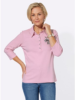 Printed Polo Shirt product image (576102.PURP.2.1_WithBackground)