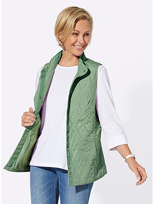 Quilted Button Up Vest product image (576182.GR.1.1_WithBackground)
